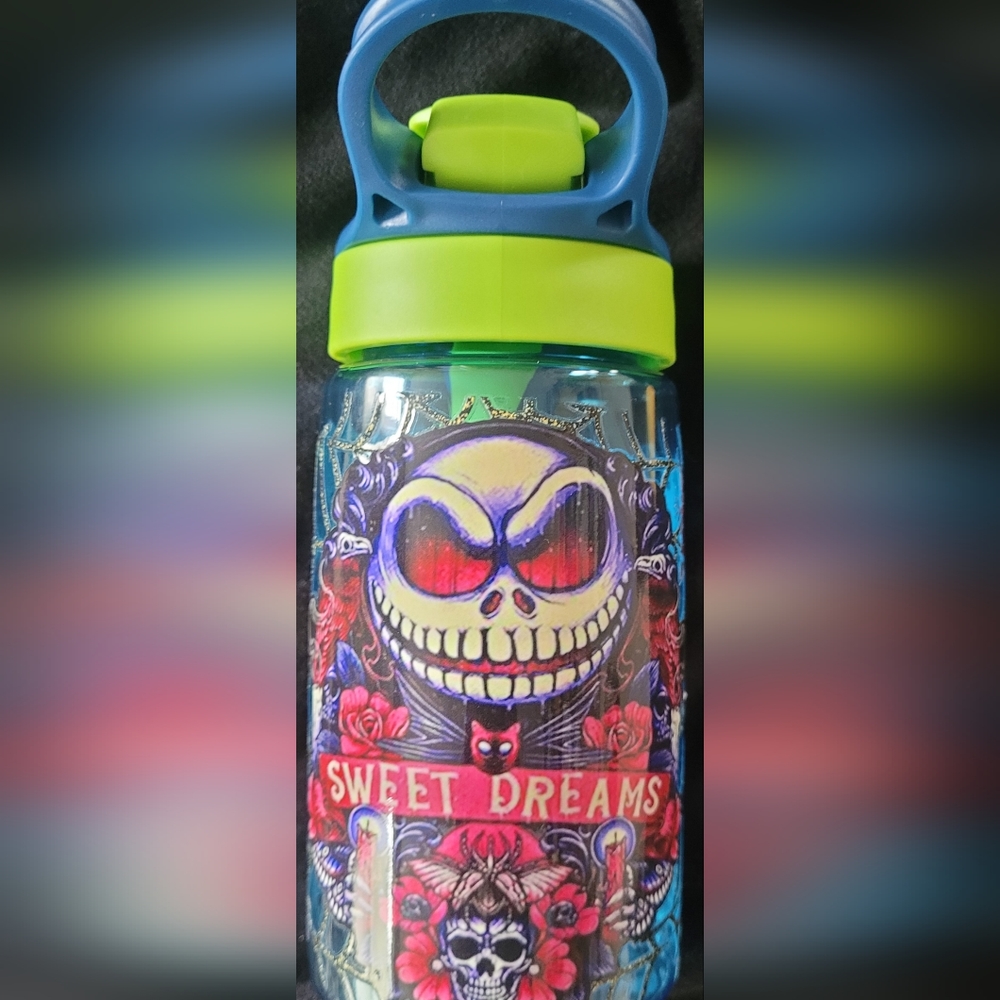 Jack the skeleton water bottle